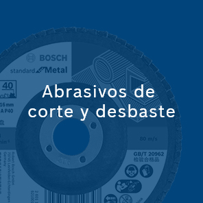 Abrasivos de corte y desbaste